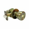 Book Publishing Co Tulip Antique Brass Metal Entry Knobs - 3 Grade Right Handed GR2513191